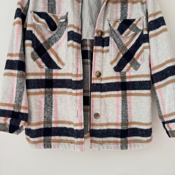 Ashley by 26 International Outerwear Flannel Shacket Sz M - Picture 9 of 9